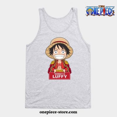 Monkey D Luffy Chibi Tank Top Gray / S