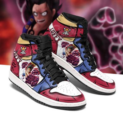 Monkey D Luffy Sneakers Gear 4 One Piece Anime Shoes Men / US6.5 Official One Piece Merch