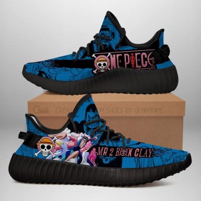 Mr 2 Bon Clay Yeezy Shoes One Piece Anime Shoes Fan Gift TT04 Men / US6 Official One Piece Merch
