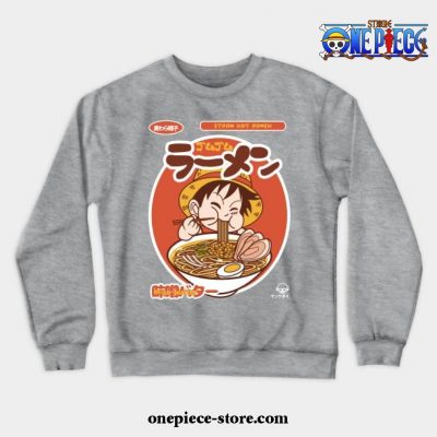 Mugiwara Ramen Crewneck Sweatshirt Gray / S