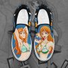 Nami Slip On Shoes One Piece Custom Anime Shoes Men / US6 Official One Piece Merch