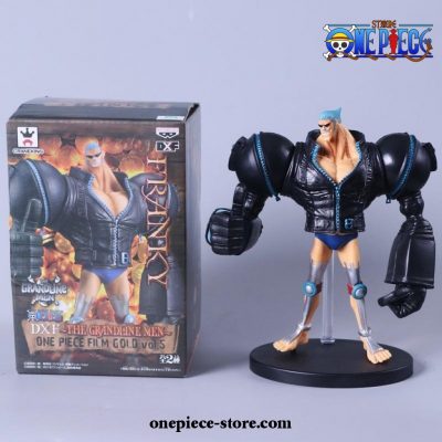 New Arrival One Piece Black And Blue Franky Action Figure