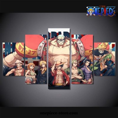 New Design 5 Pieces One Piece Charactes Canvas Wall Art
