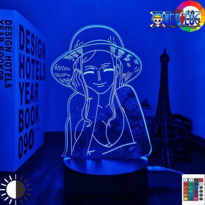 New Nico Robin One Piece Figure 3D Led Lamp 16 Color With Remote