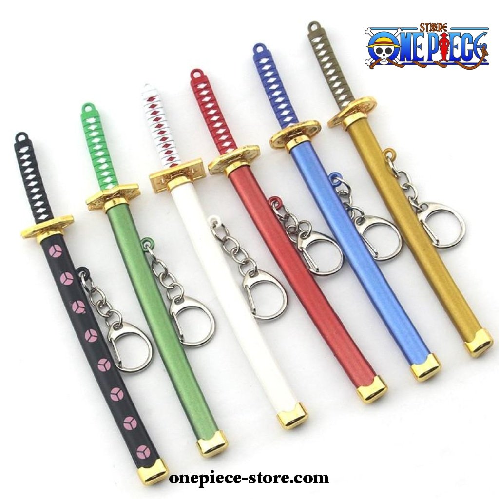 New One Piece Sword Metal Keychain One Piece Store