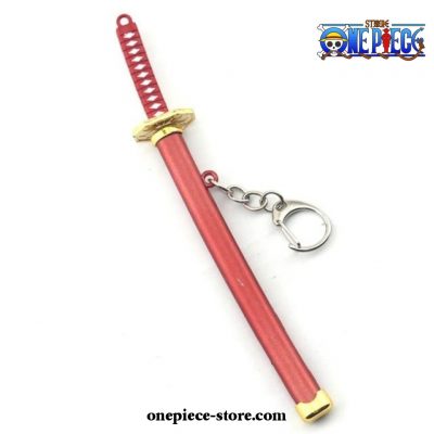 New One Piece Sword Metal Keychain Style 4