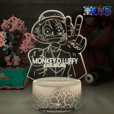 New Pirate Monkey D. Luffy Figure 3D Lamp