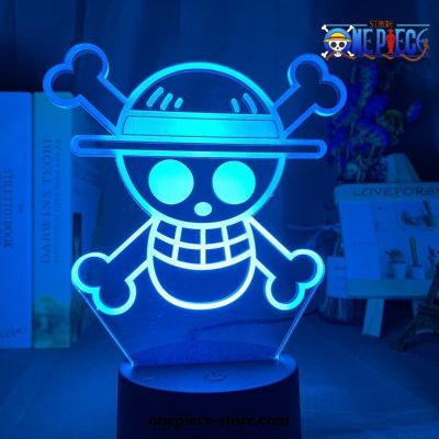 New Skull Logo One Piece Figure 3D Led Lamp