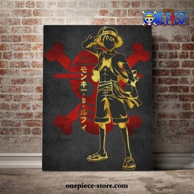 New Style Luffy One Piece Wall Art With Framed