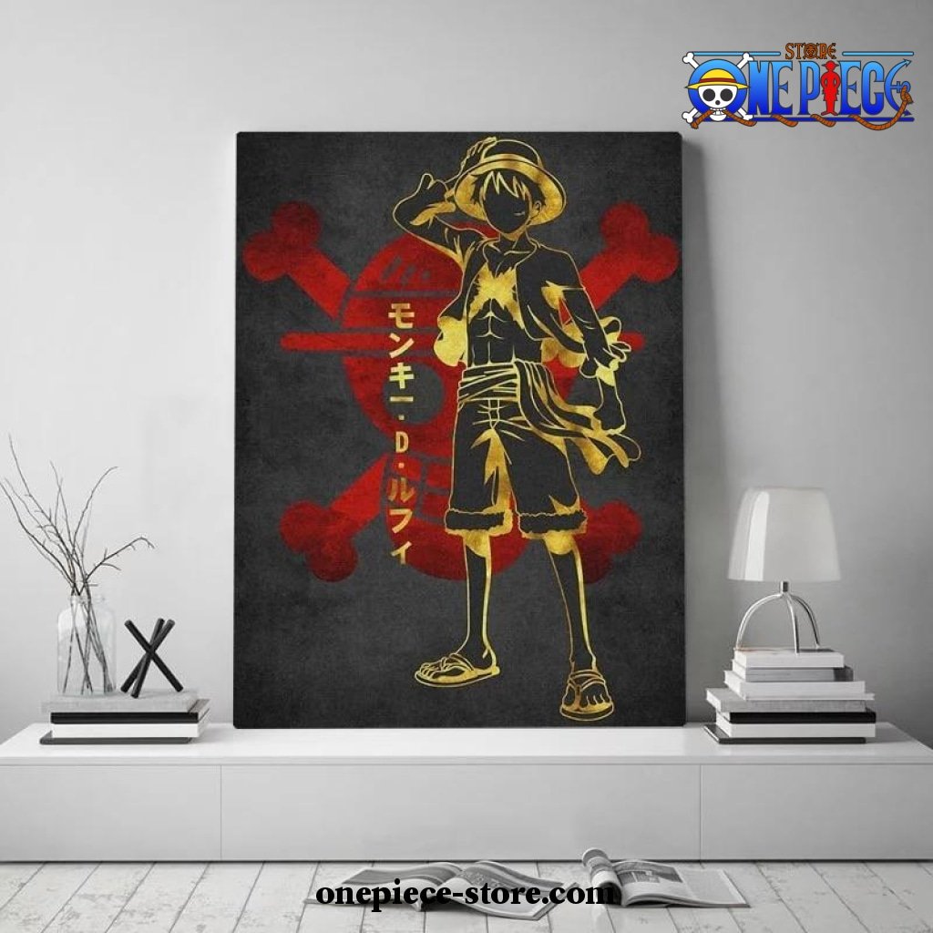 New Style Luffy One Piece Wall Art With Framed One Piece Store