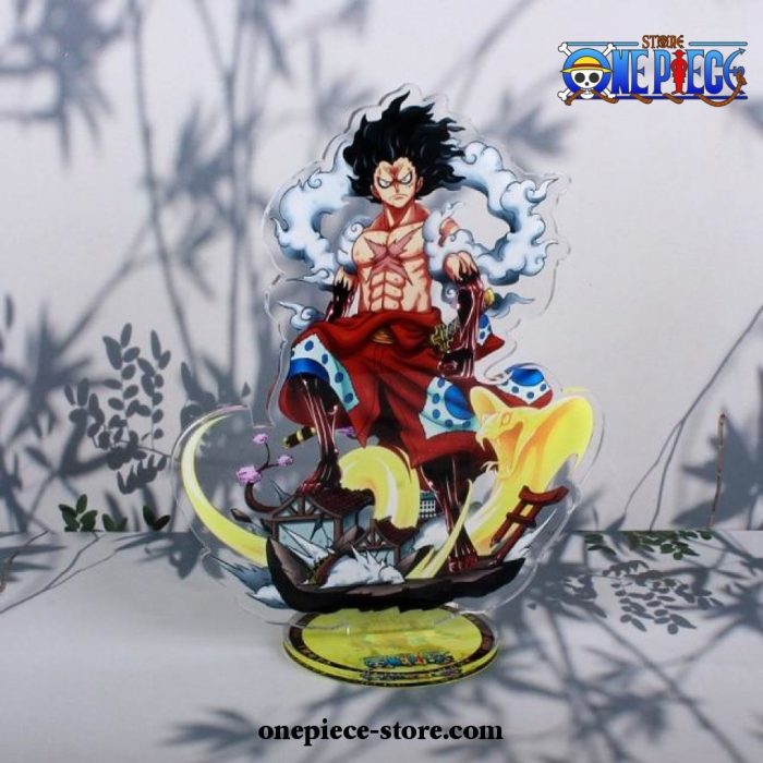 New Style One Piece Acrylic Desk Stand Figure Model Brown / 15 Cm