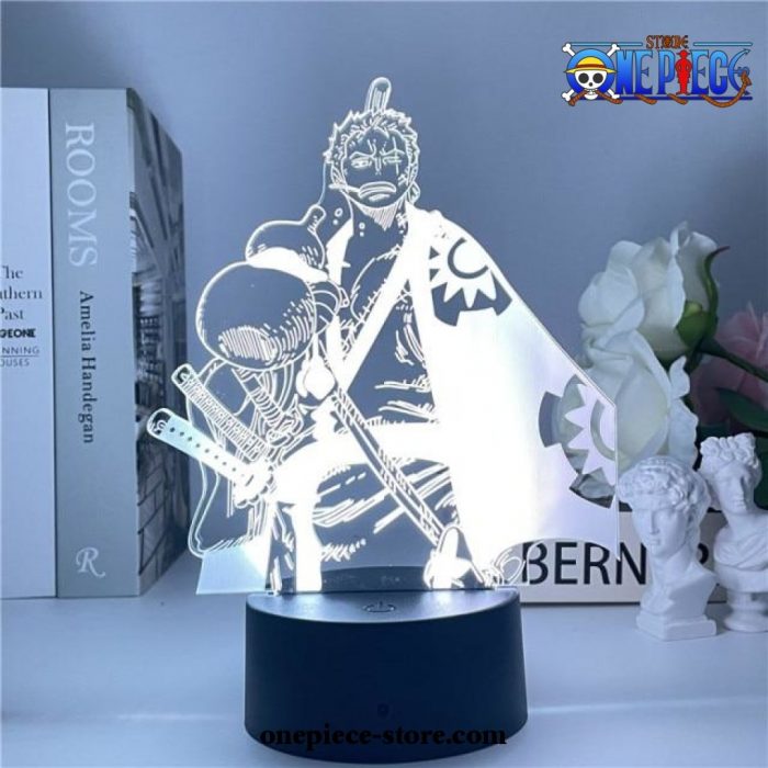 New Style Zoro Figurine 3D Illusion Night Led Lamp 16 Color With Remote