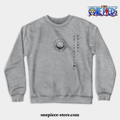 Once Upon A Time In East Blue Crewneck Sweatshirt Gray / S