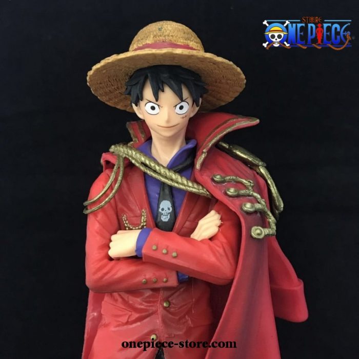 One Piece 20Th Red Cloak Monkey D. Luffy Model Pvc Action Figure