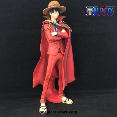 One Piece 20Th Red Cloak Monkey D. Luffy Model Pvc Action Figure