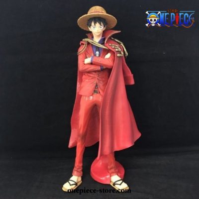 One Piece 20Th Red Cloak Monkey D. Luffy Model Pvc Action Figure