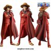 One Piece 20Th Red Cloak Monkey D. Luffy Model Pvc Action Figure