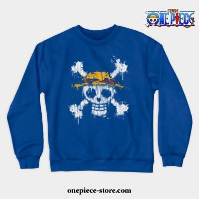 One Piece Crewneck Sweatshirt Blue / S