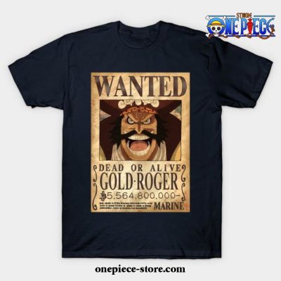 One Piece Gol D. Roger T-Shirt Navy Blue / S