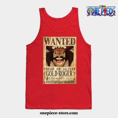 One Piece Gol D. Roger Tank Top Red / S