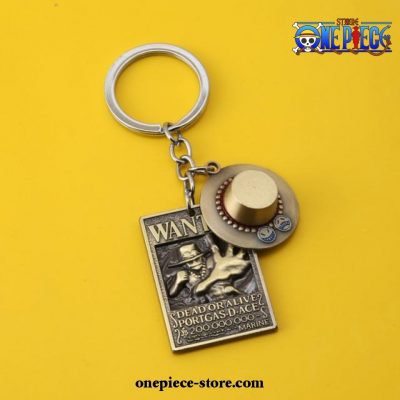 One Piece Keychain - New Wanted Pendant