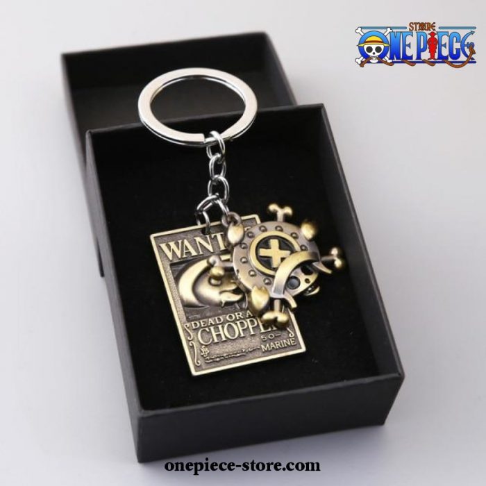 One Piece Keychain - New Wanted Pendant Chopper (With Box)