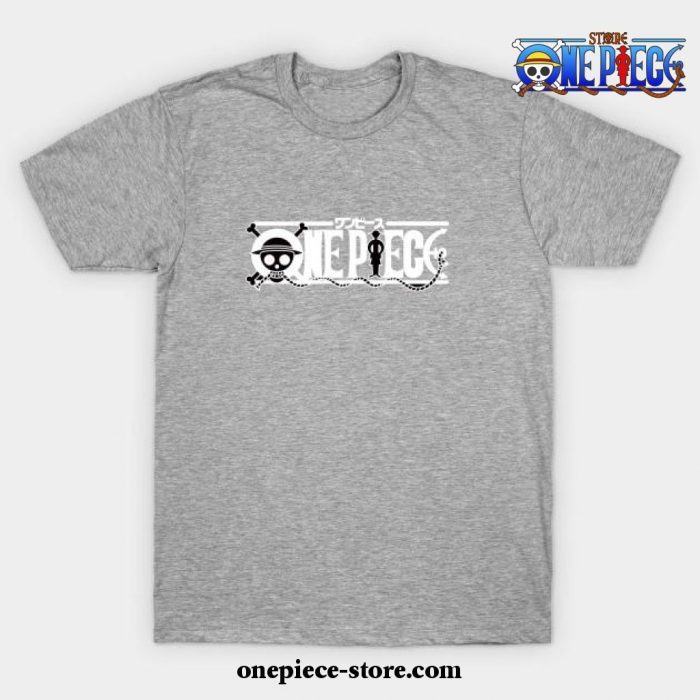 One Piece Logos T-Shirt Gray / S
