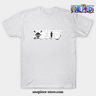 One Piece Logos T-Shirt White / S