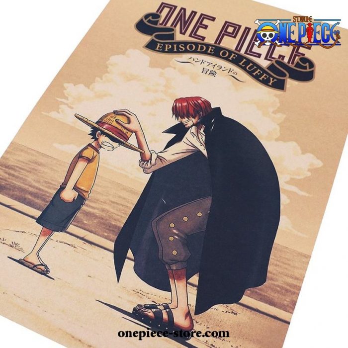 One Piece Luffy And Ace Kraft Paper Poster One Piece Store
