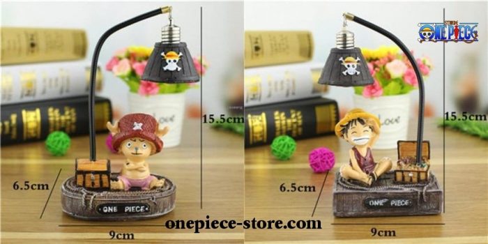 One Piece Luffy & Chopper Figure Table Lamp Home Decor