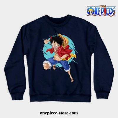 One Piece - Luffy Crewneck Sweatshirt Ver1 Navy Blue / S