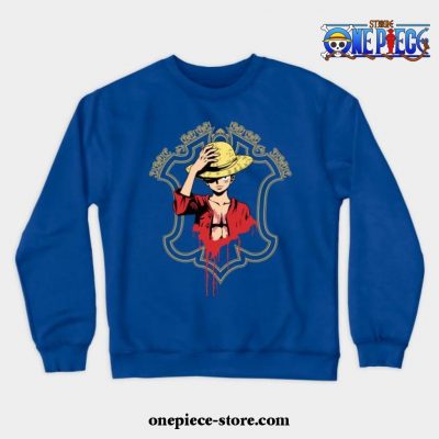 One Piece - Luffy Crewneck Sweatshirt Ver2 Blue / S