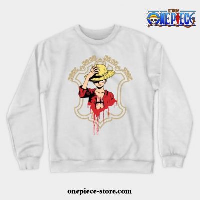 One Piece - Luffy Crewneck Sweatshirt Ver2 White / S