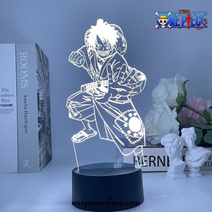 One Piece Luffy Figurine 3D Illusion Night Lamp