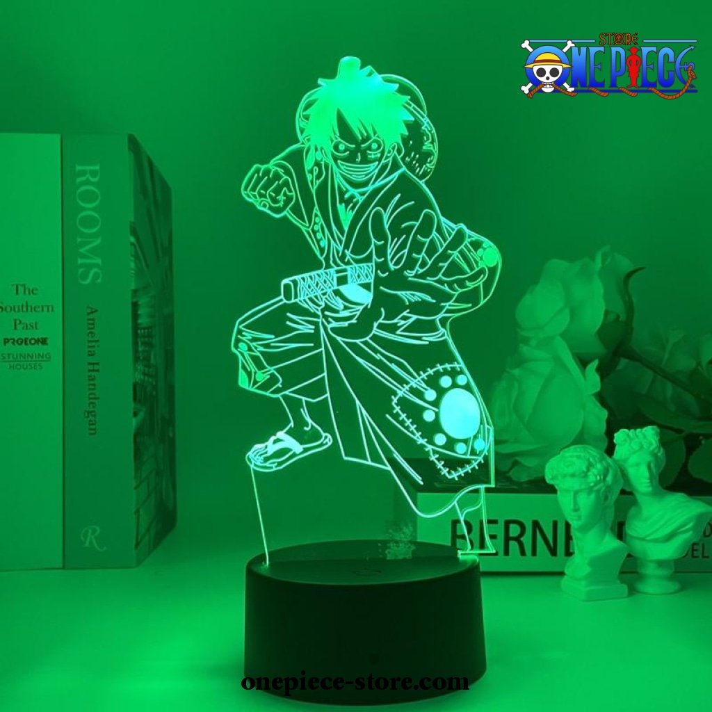 One Piece Luffy Figurine 3d Illusion Night Lamp One Piece Store