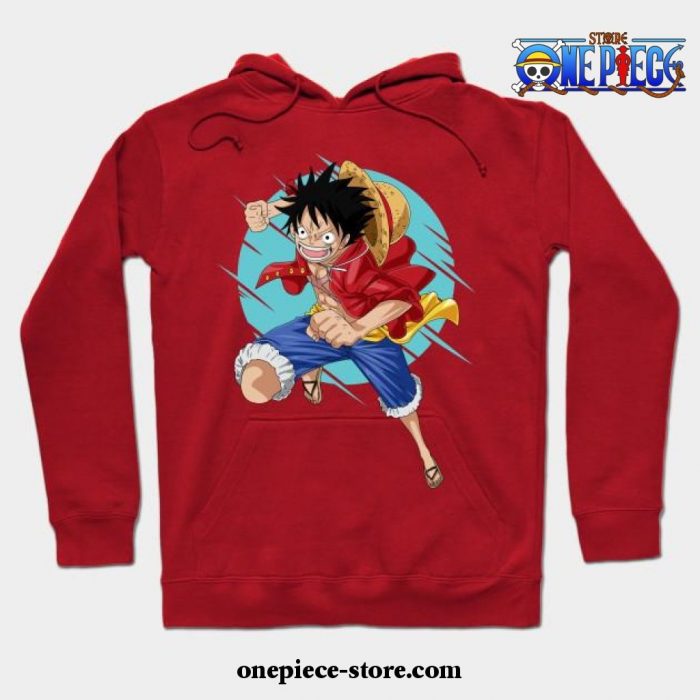 One Piece - Luffy Hoodie Red / S