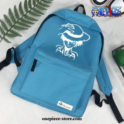 One Piece Luffy Mochila Backpack Blue