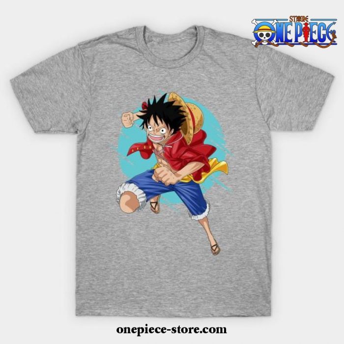 One Piece - Luffy T-Shirt Ver2 Gray / S