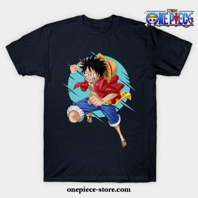 One Piece - Luffy T-Shirt Ver2 Navy Blue / S