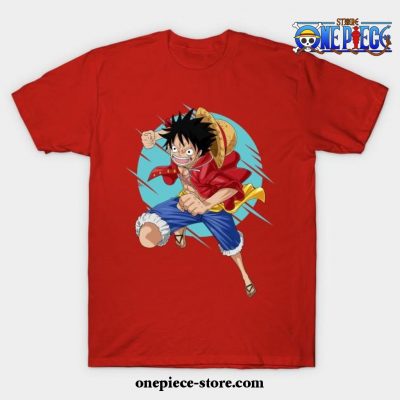 One Piece - Luffy T-Shirt Ver2 Red / S