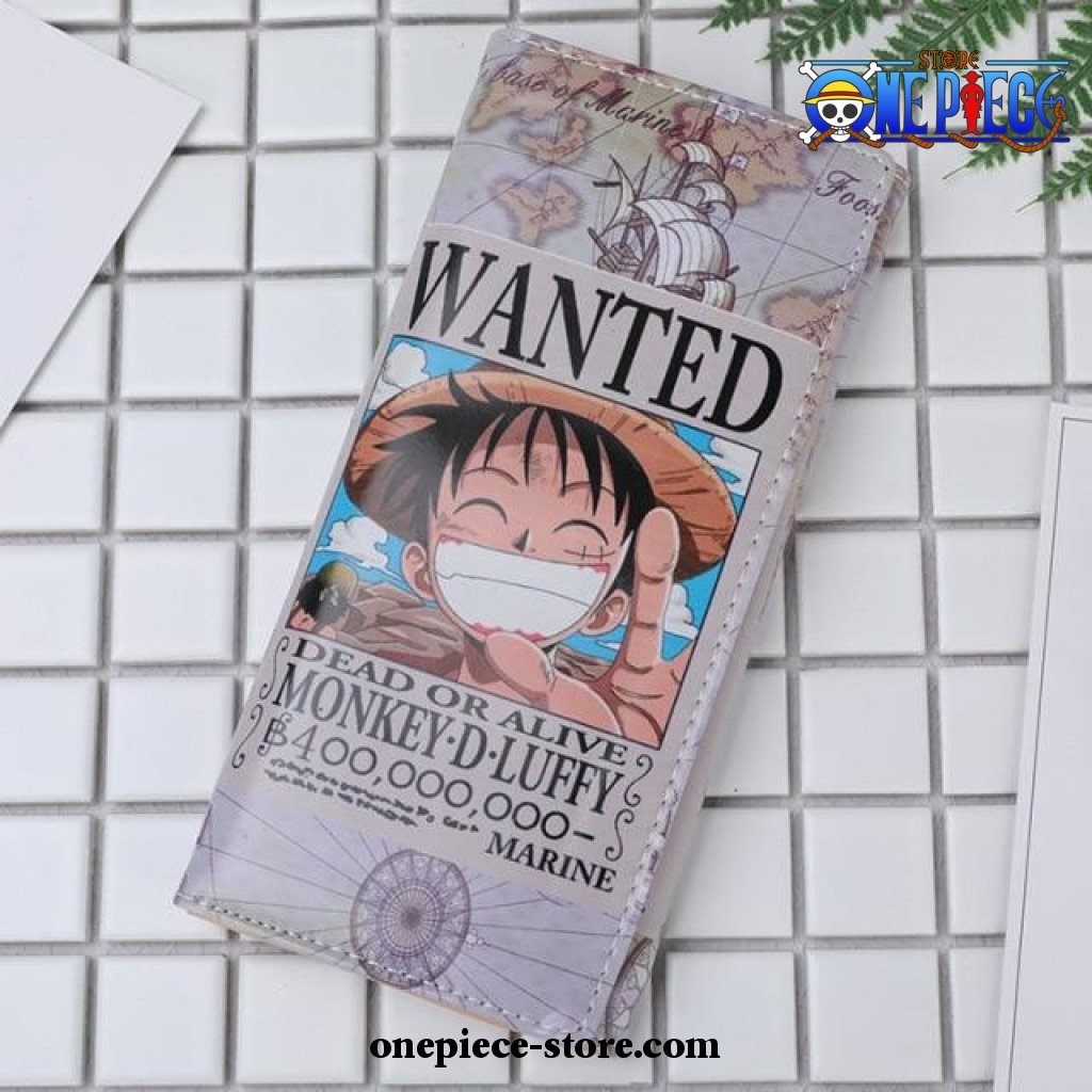 One Piece Monkey D Luffy Purse Long Leather Wallet One Piece Store