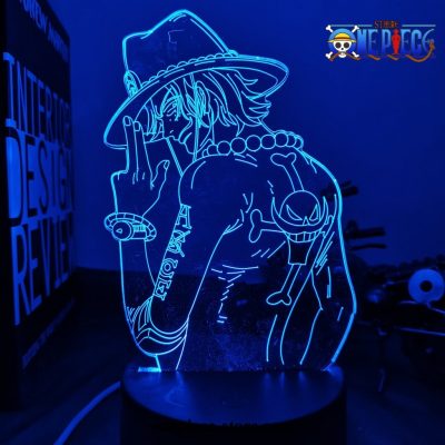 One Piece Portgas D. Ace 3D Illusion Light Led Lamp