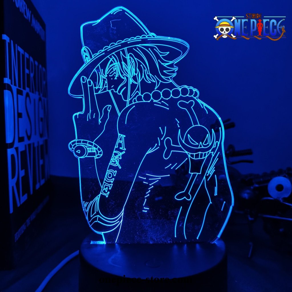 LvJin One Piece Fire Fist Ace Series 1 LED Lampe visuelle de