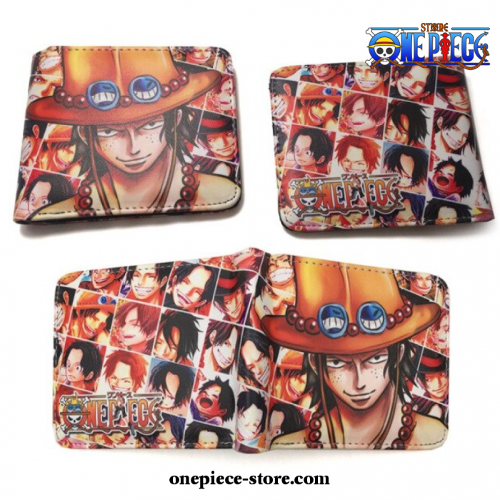 One Piece Portgas D. Ace Wallet PU Leather - One Piece Store