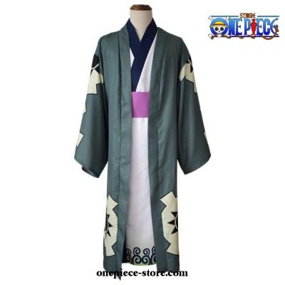 One Piece Roronoa Zoro Cherry Blossom Kingdom Kimono Cosplay Costume Xxl / Female Style