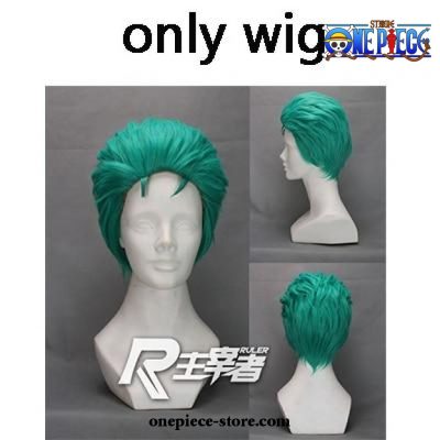 One Piece Roronoa Zoro Cosplay Costume Full Set Only Wig / Xl