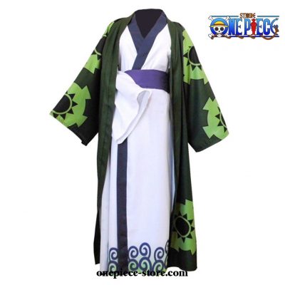 One Piece Roronoa Zoro Cosplay Costume Kimono Full Set