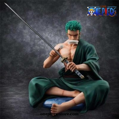 One Piece Roronoa Zoro Knife Sitting Position Pvc Figure