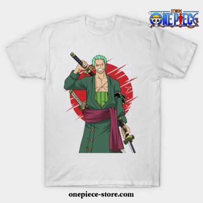 One Piece -Roronoa Zoro T-Shirt Ver 2 White / S