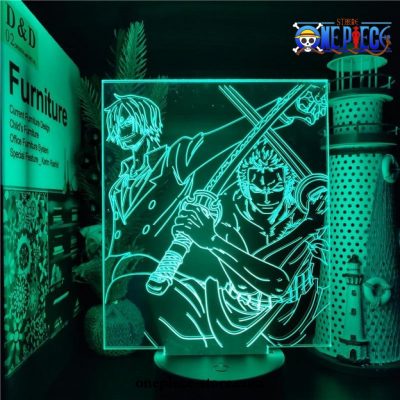 One Piece Sanji + Zoro 3D Led Lamp